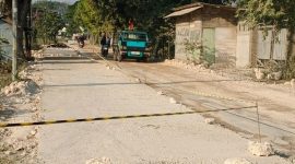 Foto : Pengerjaan proyek jalan di Kabupaten Blora yang menggunakan dana pinjaman daerah