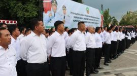 Foto : Ribuan PPPK Kabupaten Blora tahap II formasi tahun 2024 yang dilantik
