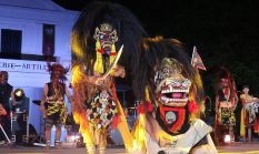 Aksi Singo Sari Budoyo Curi Perhatian, Bunda Aini Bawa Misi Budaya Blora ke Solo